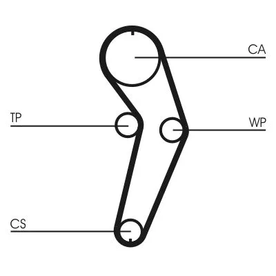 CONTINENTAL CTAM Timing Belt (CT988)