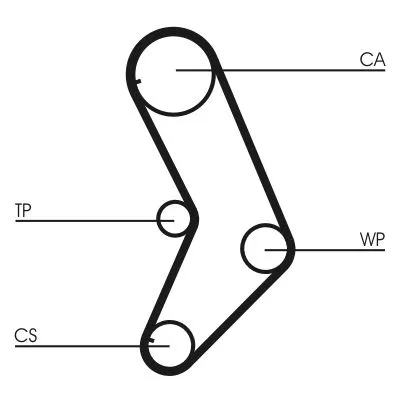 CONTINENTAL CTAM Timing Belt (CT999)