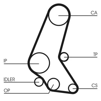 CONTINENTAL CTAM Timing Belt (CT748)