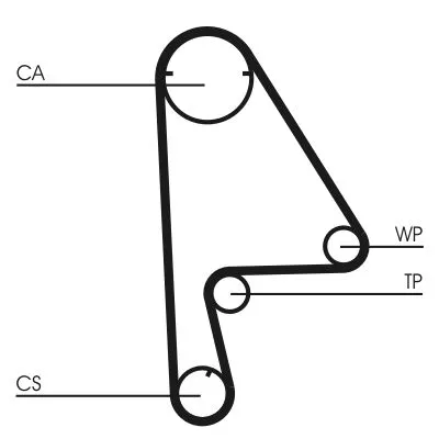 CONTINENTAL CTAM Timing Belt (CT862)