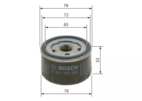 BOSCH Oil Filter (0451103336)
