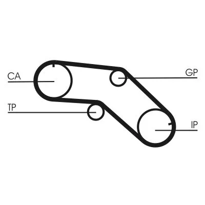CONTINENTAL CTAM Timing Belt (CT1005)