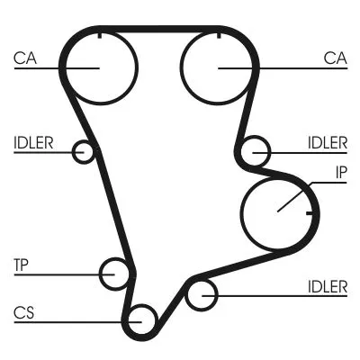 CONTINENTAL CTAM Timing Belt (CT994)
