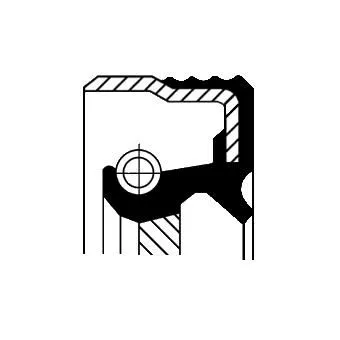 CORTECO Shaft Seal, crankshaft (12012347)