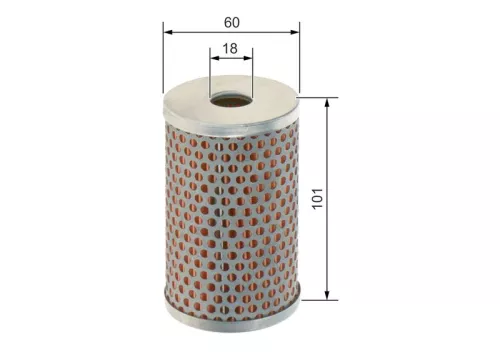 BOSCH Filter, operating hydraulics (1457429820)