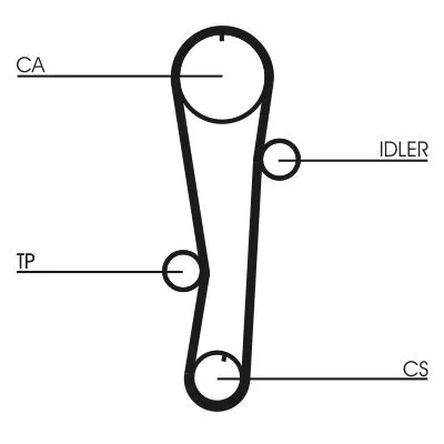 CONTINENTAL CTAM Timing Belt (CT942)