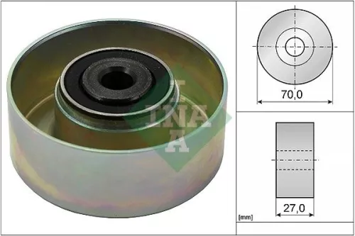 Deflection/Guide Pulley, V-ribbed belt