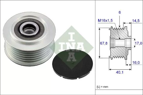 Alternator Freewheel Clutch