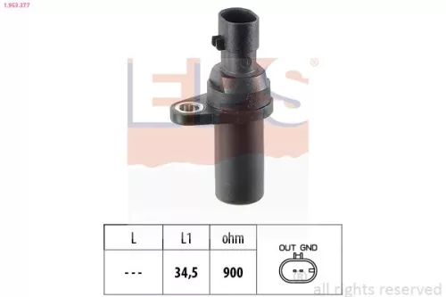 Sensor, crankshaft pulse