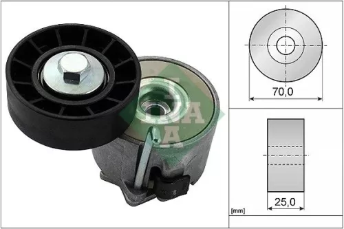 Belt Tensioner, V-ribbed belt