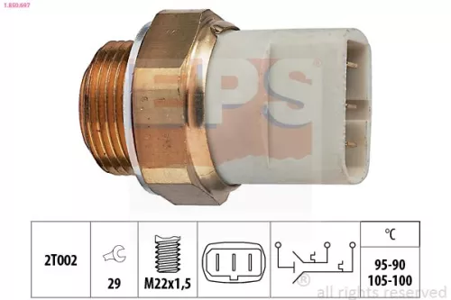 EPS Temperature Switch, radiator fan (1-850-697)