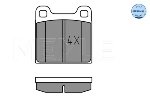 MEYLE Brake Pad Set, disc brake (0252103515)