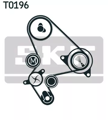 SKF Water Pump & Timing Belt Kit (VKMC03248)