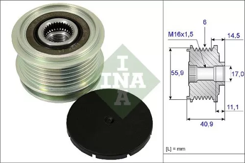 Alternator Freewheel Clutch
