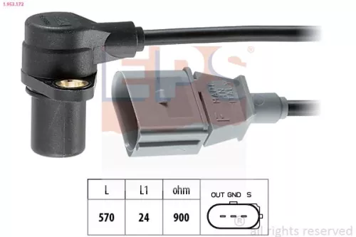Sensor, crankshaft pulse
