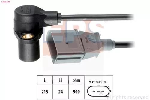 Sensor, crankshaft pulse