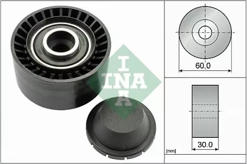 Deflection/Guide Pulley, V-ribbed belt