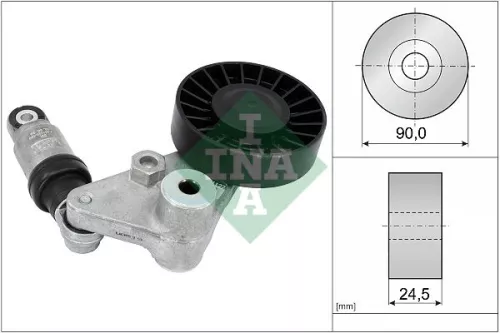 Belt Tensioner, V-ribbed belt