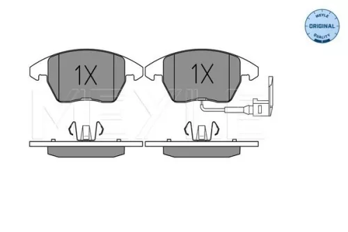 MEYLE Brake Pad Set, disc brake (0252358720/W)