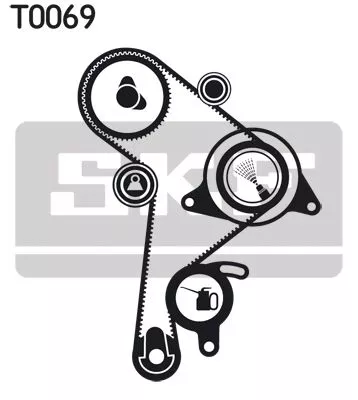 SKF Timing Belt Kit (VKMA01013)