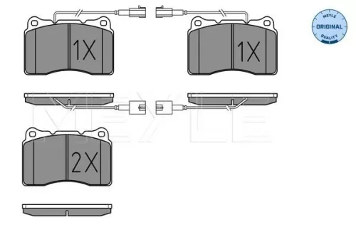 MEYLE Brake Pad Set, disc brake (0252309216/W)