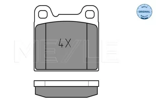 MEYLE Brake Pad Set, disc brake (0252075514)
