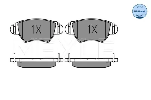 MEYLE Brake Pad Set, disc brake (0252325817/W)