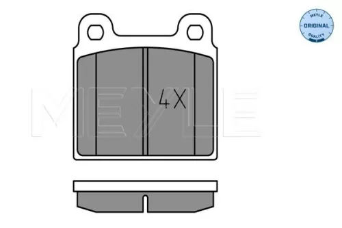 MEYLE Brake Pad Set, disc brake (0252001115)