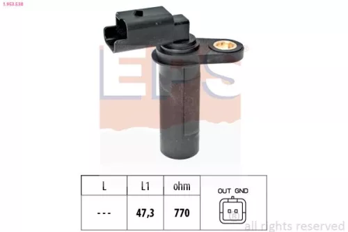 Sensor, camshaft position