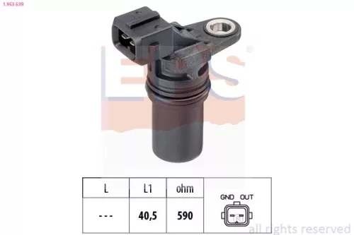 Sensor, engine speed