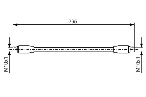 BOSCH Brake Hose (1987476717)