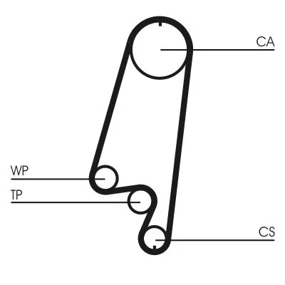 CONTINENTAL CTAM Timing Belt (CT866)