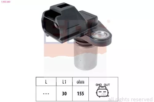 Sensor, crankshaft pulse