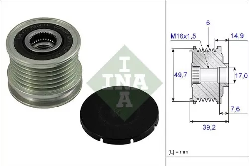 Alternator Freewheel Clutch