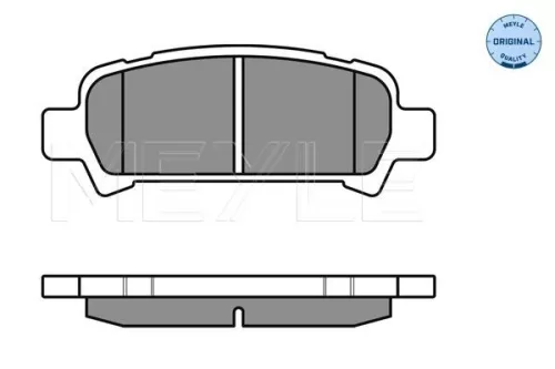 MEYLE Brake Pad Set, disc brake (0252357214/W)