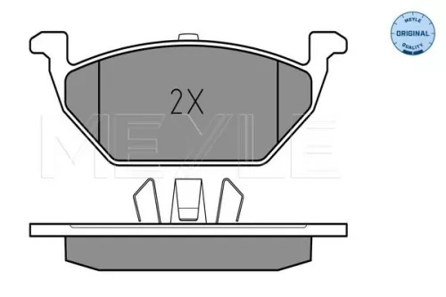MEYLE Brake Pad Set, disc brake (0252313019/A)