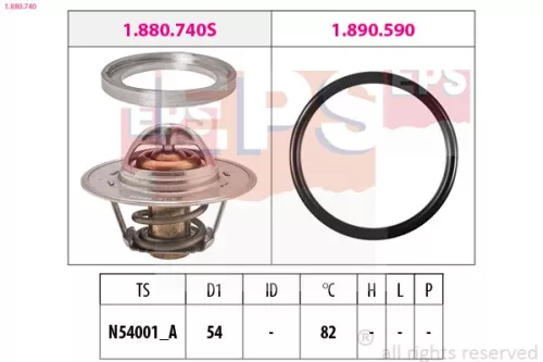 Thermostat, coolant