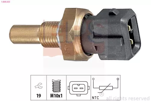 Sensor, oil temperature