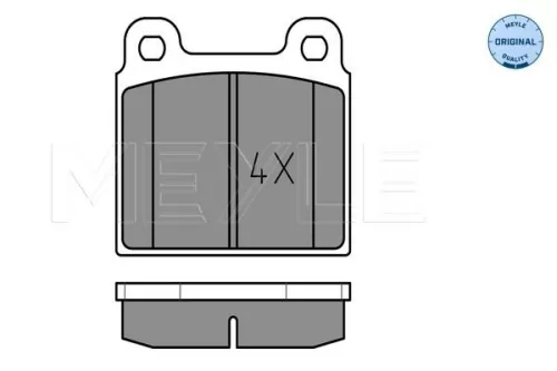 MEYLE Brake Pad Set, disc brake (0252001118)