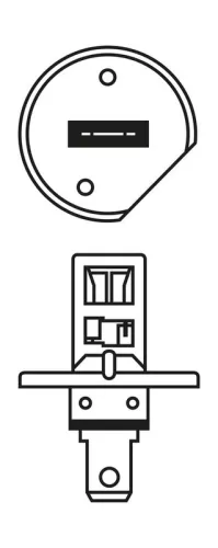 BOSCH Bulb, headlight (1987302015)
