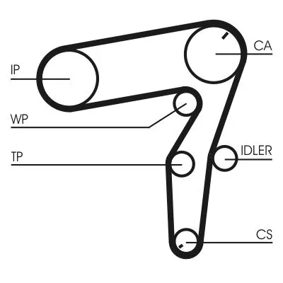 CONTINENTAL CTAM Timing Belt (CT1106)