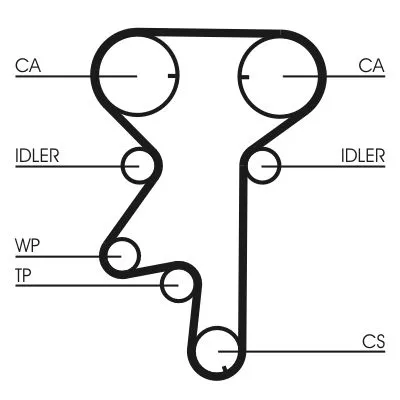 CONTINENTAL CTAM Timing Belt Kit (CT975K2)