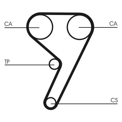 CONTINENTAL CTAM Timing Belt (CT881)