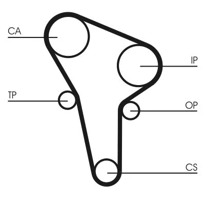 CONTINENTAL CTAM Timing Belt (CT513)