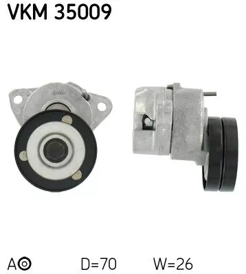 Belt Tensioner, V-ribbed belt