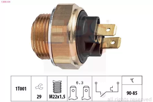 Temperature Switch, radiator fan