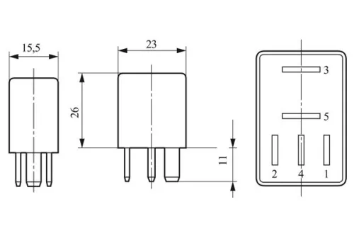 BOSCH Multifunctional Relay (0332201107)