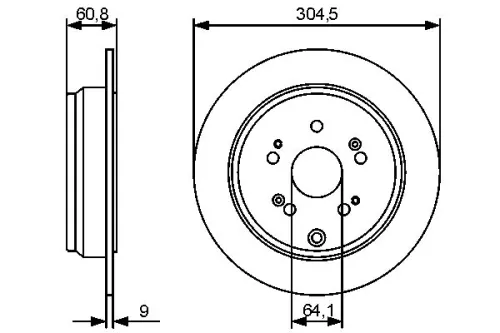BOSCH Brake Disc (0986479449)