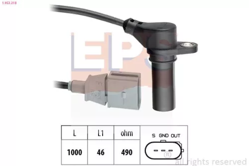 Sensor, camshaft position