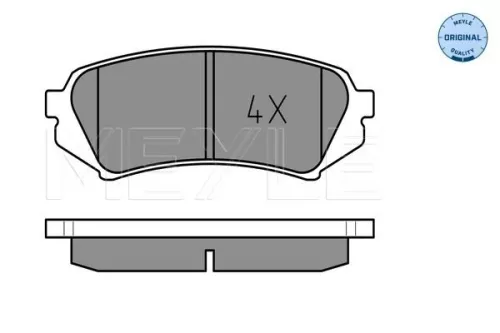 MEYLE Brake Pad Set, disc brake (0252353917)